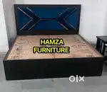 HAMZA FURNITURE NEW DESIGNER PLYWOOD BED 6BY6
