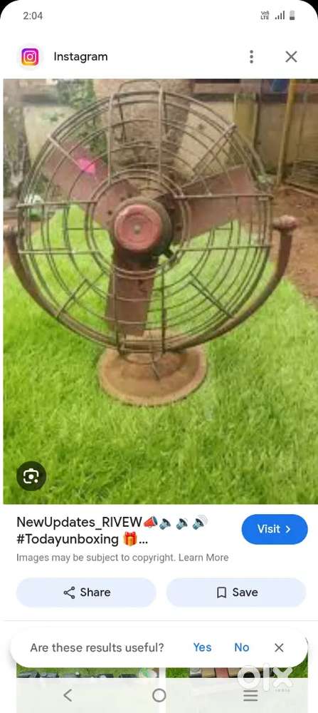 Table top fan running fan antic itam