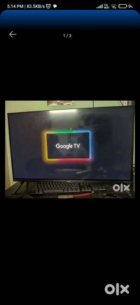 Acer V Series 80 cm (32 inch) QLED HD Ready Smart Google TV 32, Black