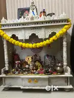 It is a white marble temple.