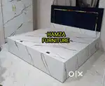 HAMZA FURNITURE New designer stylish look particle wood bedroom set