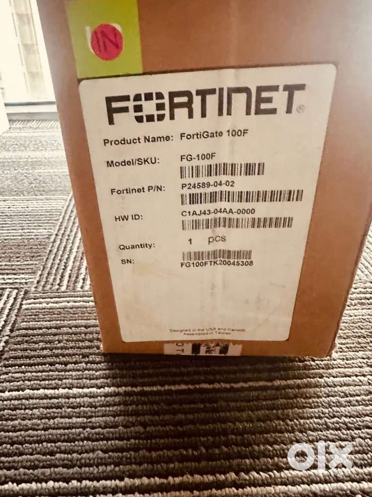 Fortinet FortiGate 100 Firewall-Brand New, Sealed Pack
