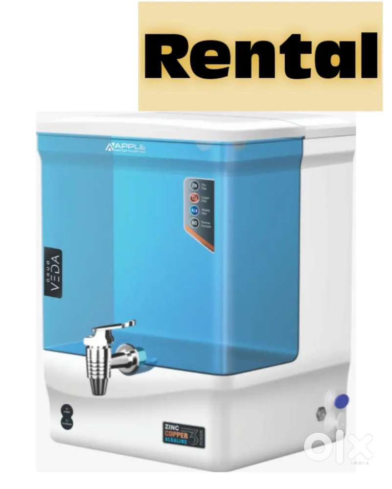 Water purifier available on rent