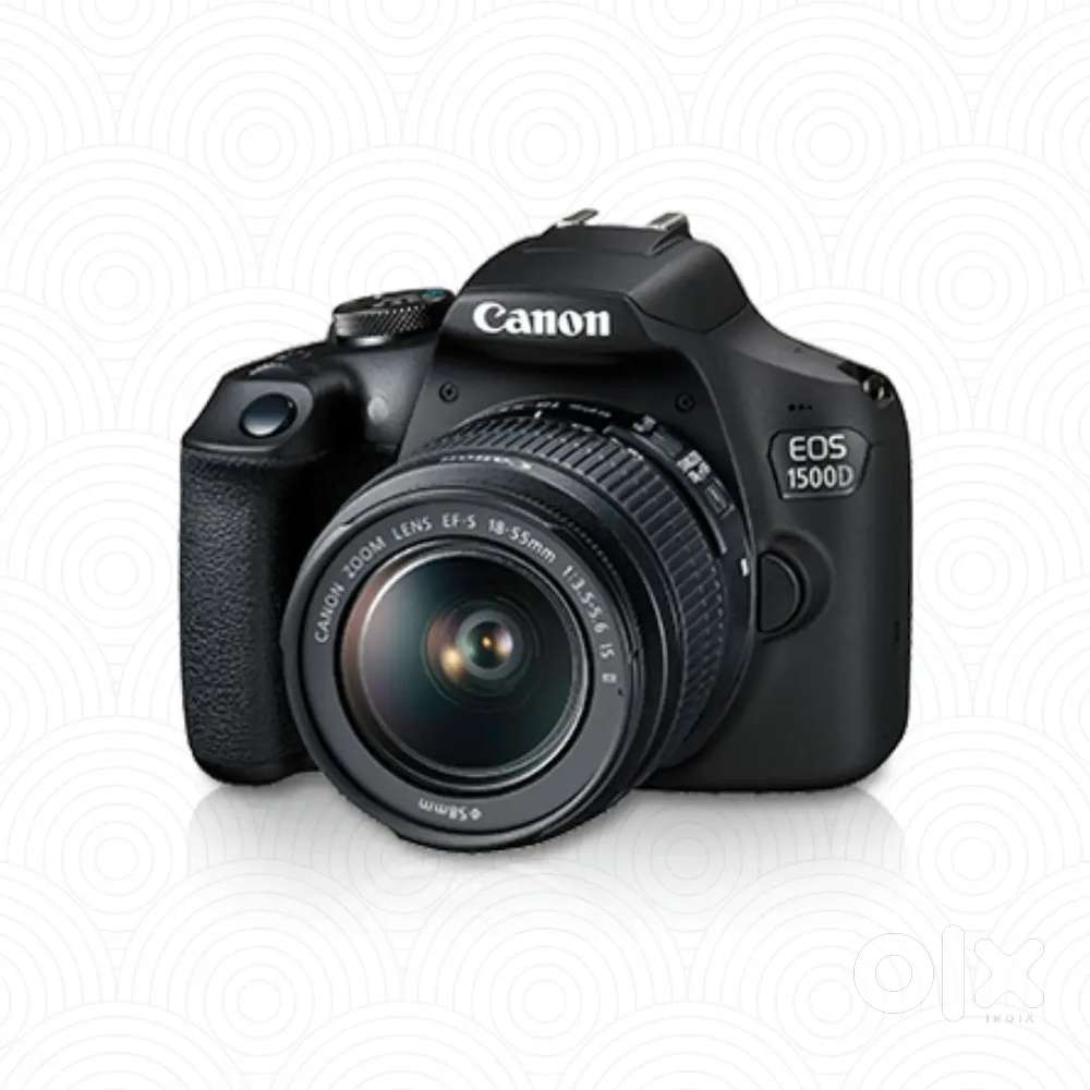Canon EOS 1500D with 18-55 zoom lense