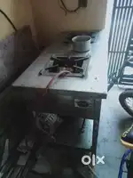 2 burner chulla and chaap counter