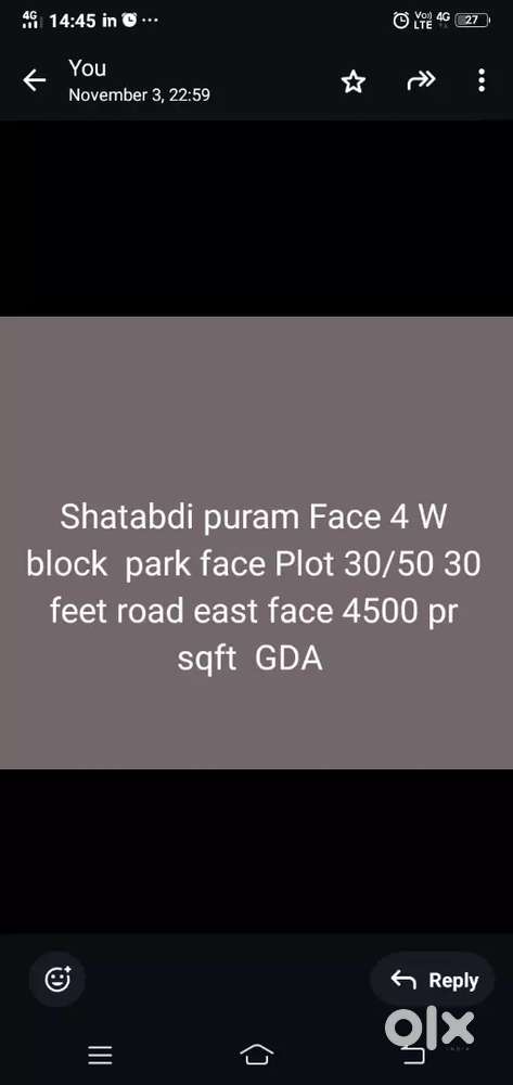 Park face plot GDA 30/50