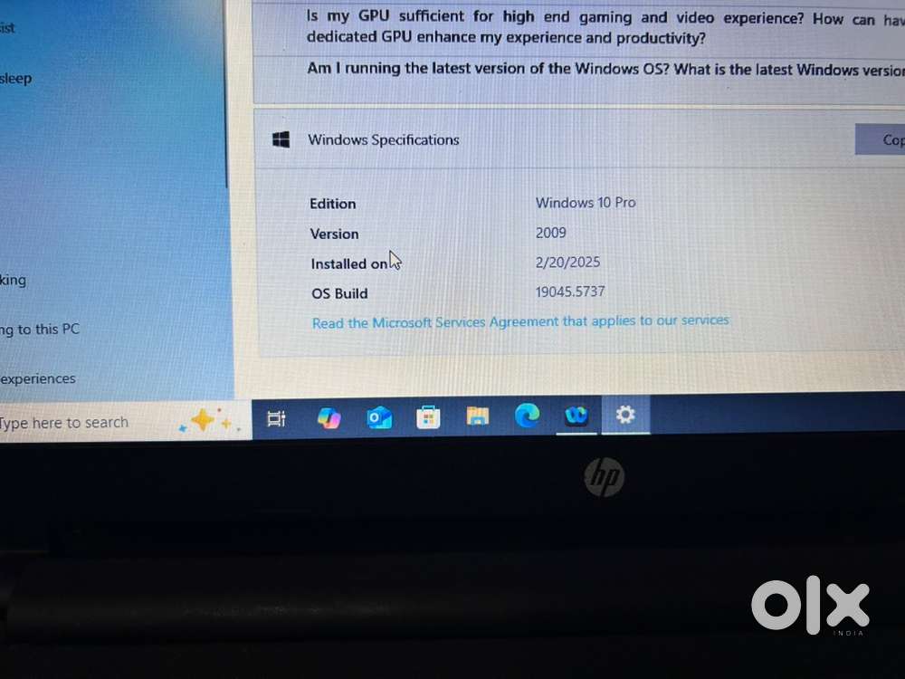 HP LAPTOP i3