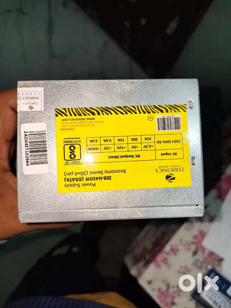 2 SMPS ,1 intel core 2 quad 9400 processor lga 775 socket ,dd3 ram 4gb