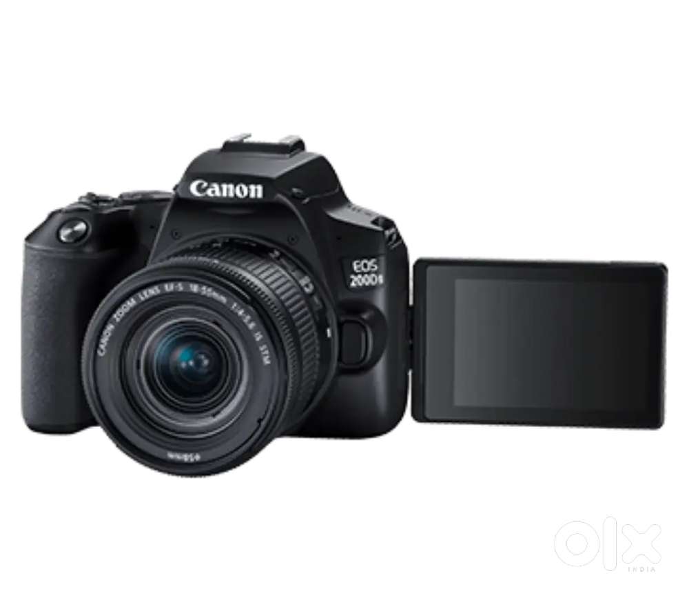 Canon200d Camera. Long lens & short lens & body & bag & extra bettary