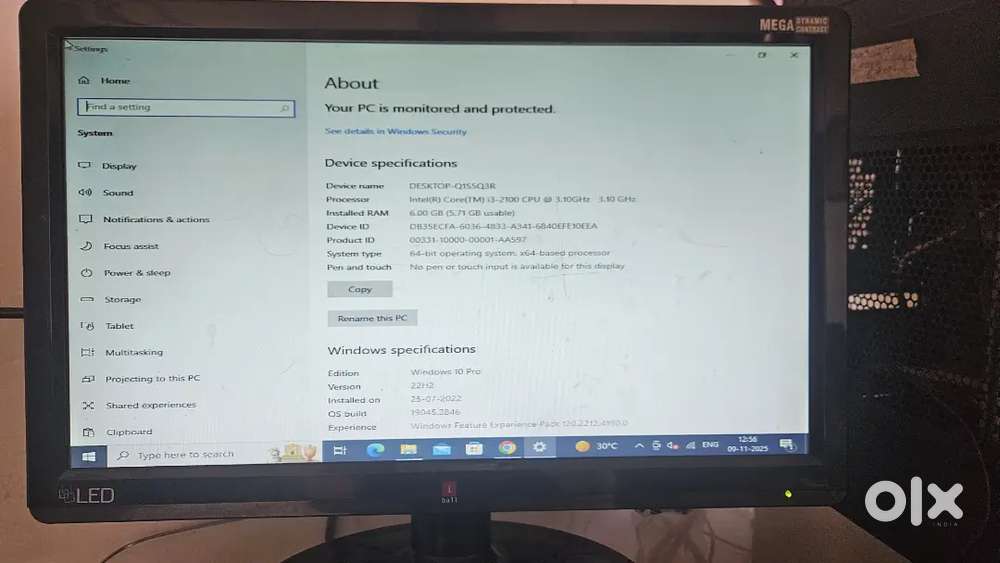 Desktop Computer set i3 for sale