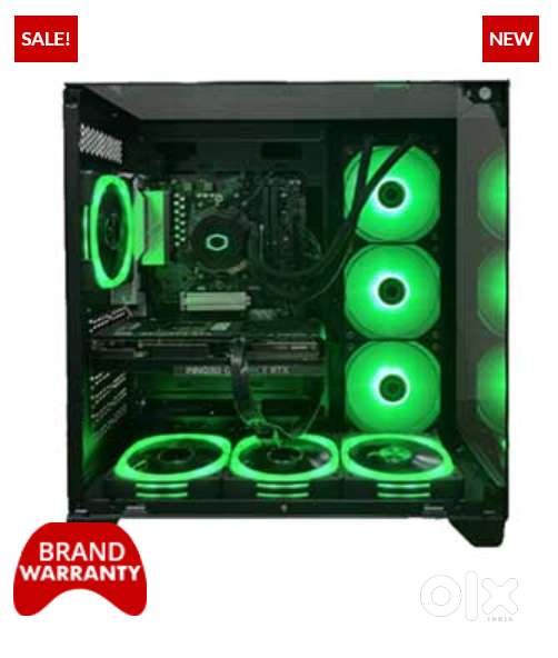 Gaming Desktop PC Mid Tower With AMD Ryzen 7 7700X, 32GB DDR5 RAM, RT