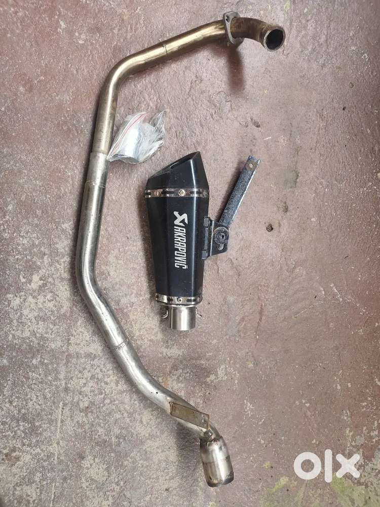 Akrapovic copy exhaust  less used