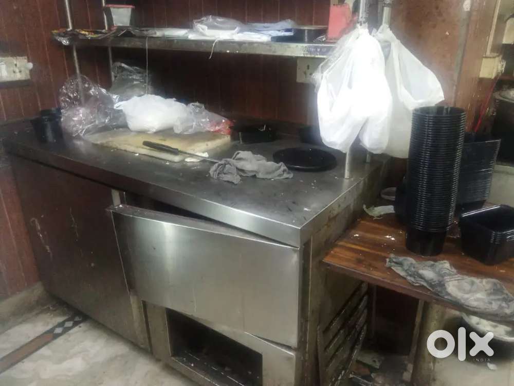 Steel deep fridge 300 ltr