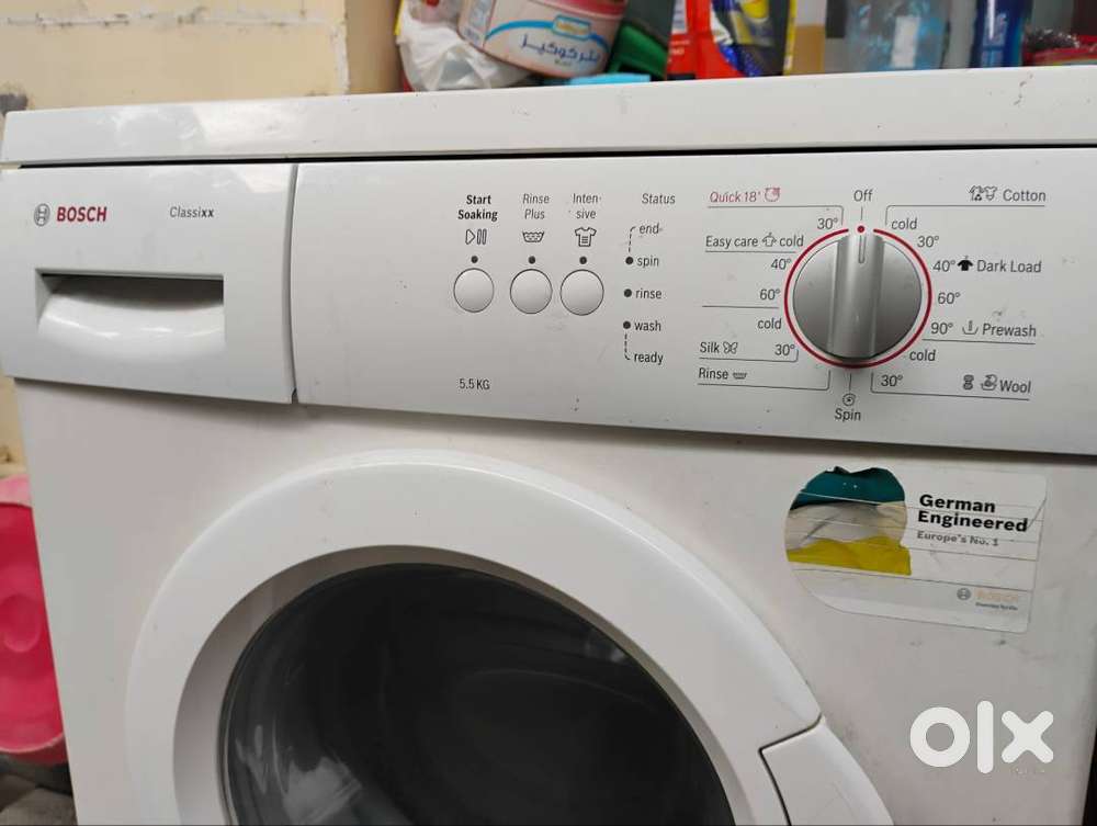 Bosch front load fully automatic washing machine 5.5kg