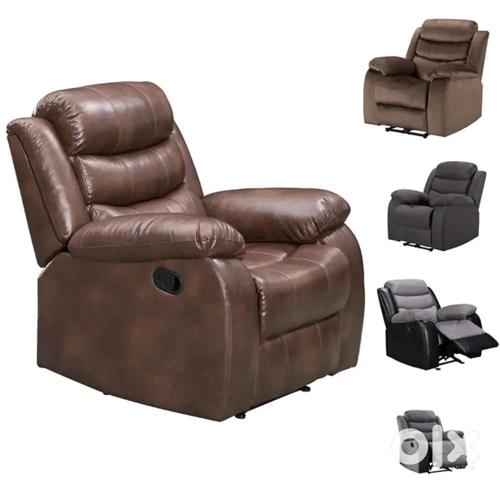 Swades fabric 1 single Recliner sofa chair in emi available Aliyar Arh