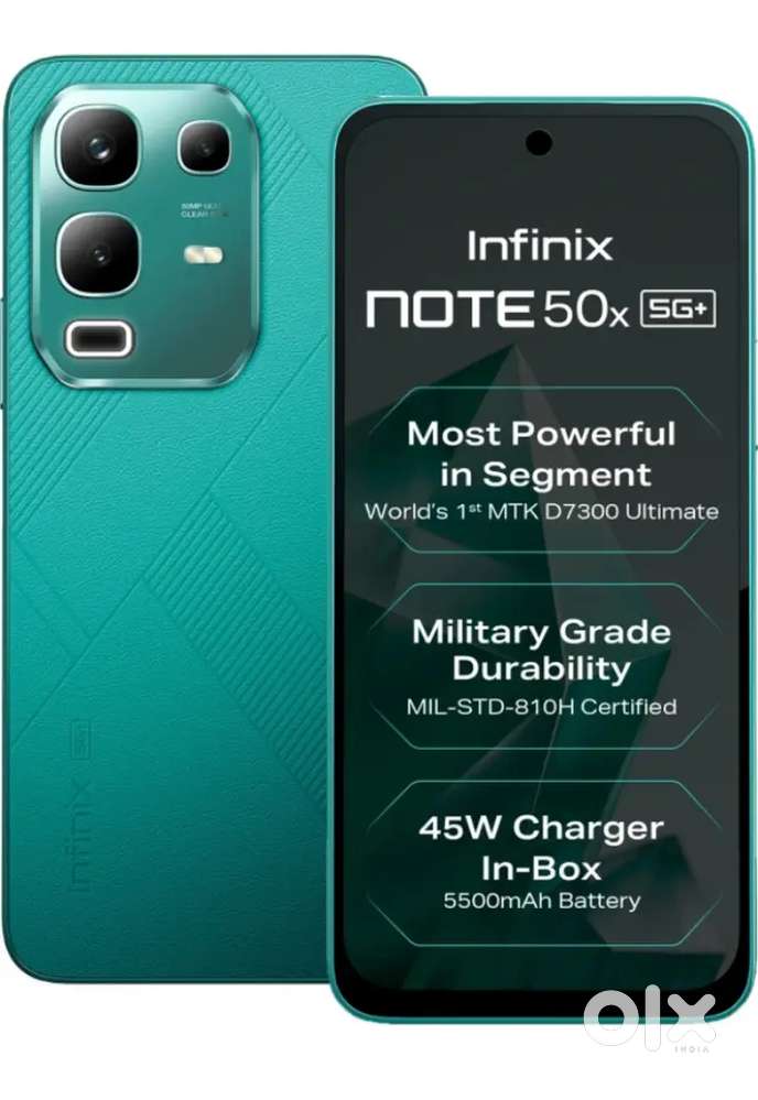 Infinix note 50x 4 month old bill box charger Rs10000 urgent selling
