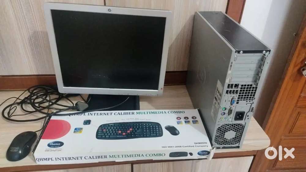 Desktop Computer with keyboard and mouse and CPU