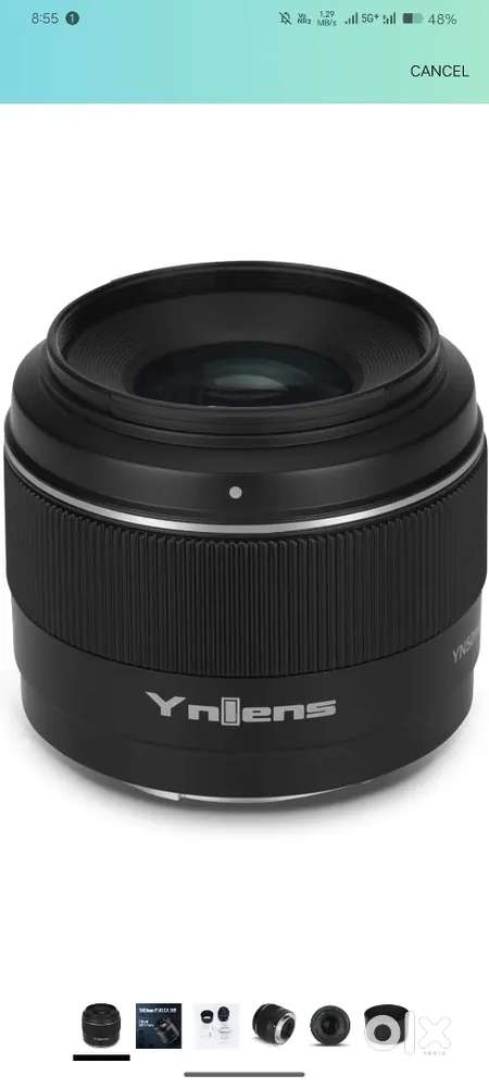 YONGNUO YN50mm F1.8S Lens E-Mount Auto Manual Focus Sony Camera