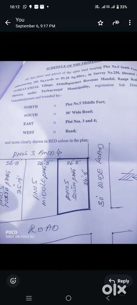 Sagar highway just 500meters.2floors slab completed