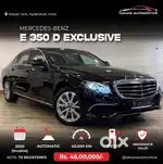 Mercedes-Benz E-Class 3.0 E 350 d Exclusive, 2019, Diesel