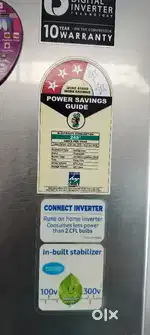 Samsung fridge 256 litres good condition 7yrs in warrenty