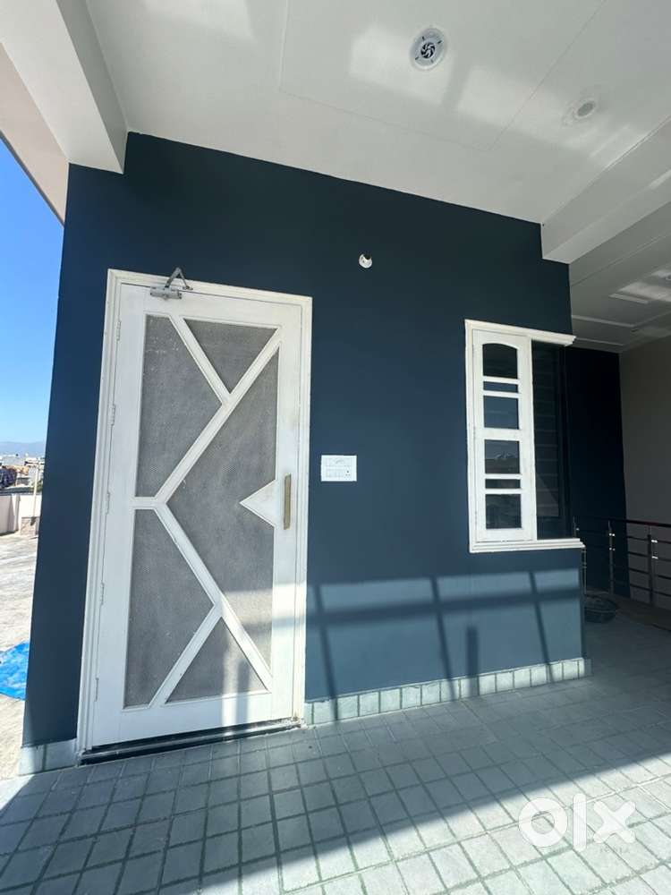 Astonishing view of mountains from balcony