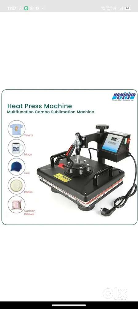 Heat press Multiple functions machine