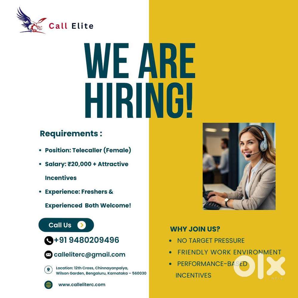 Hiring For Tele Callers with fixed salary