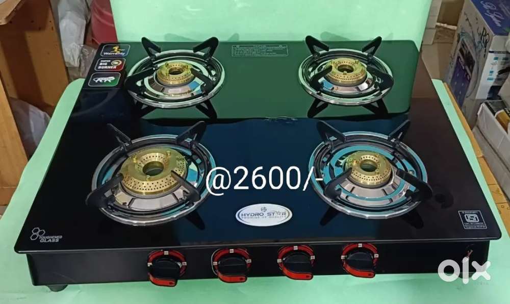 4 Burner & 2 Gas Stove New brand