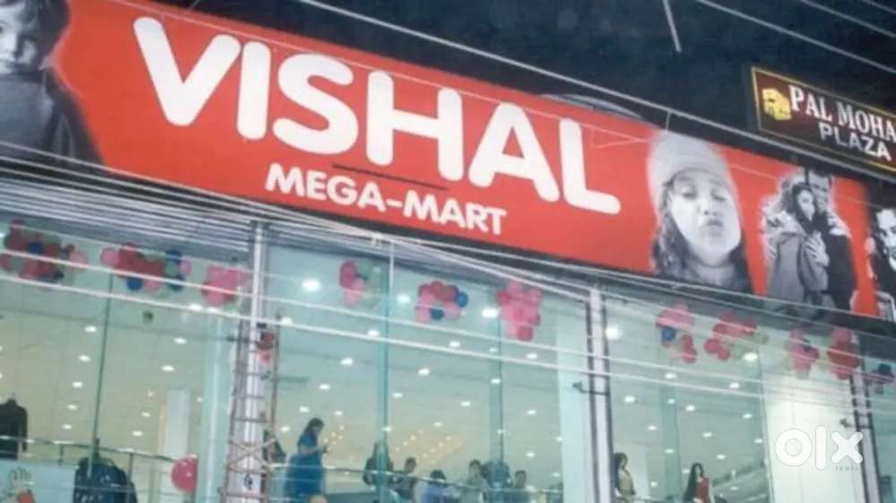 Vishal mega Mart urgent hiring jobs girls boys store billing