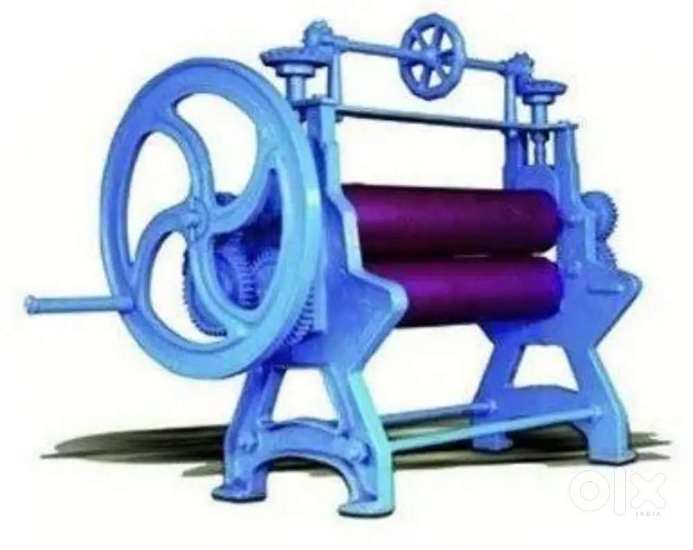 Rubber sheet machine roller