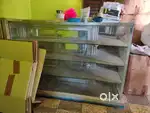 Glass showcase L type