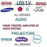 LED TV PROJECTOR AMPLIFIER {REPAIR SERVICES}