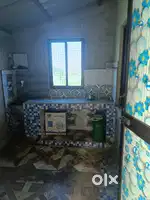 Single room, kitchen and bathroom