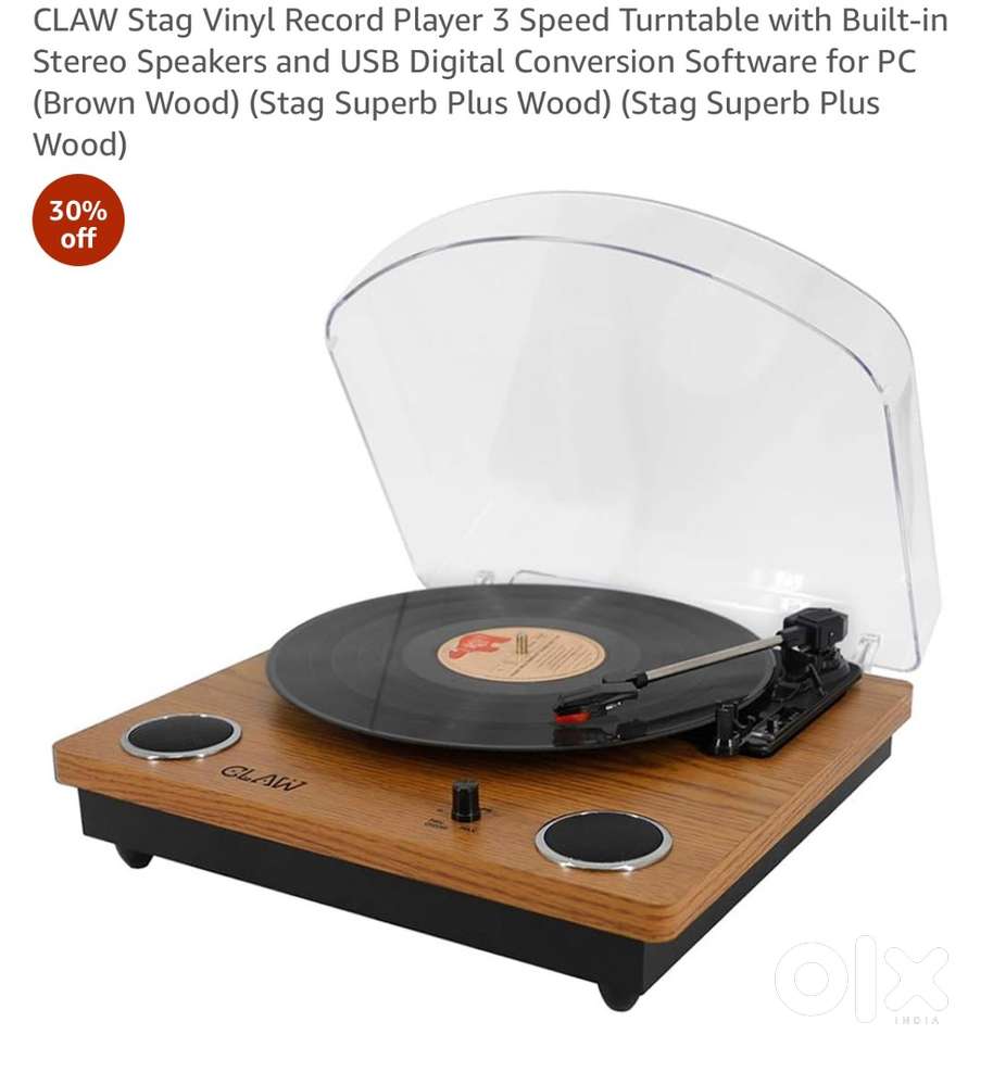 Claw Stag Vinly Record Player