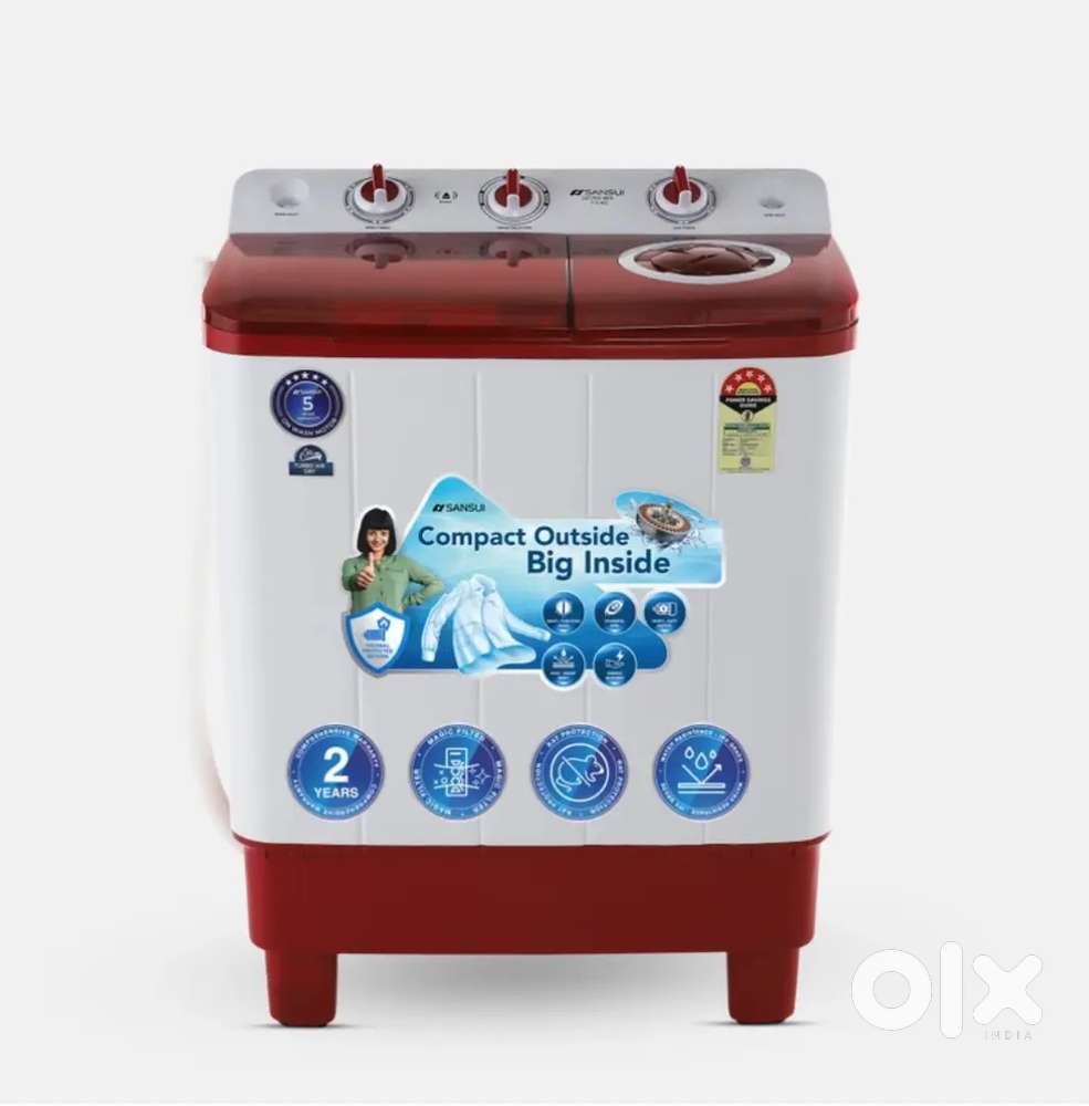 Sansui Semi automatic washing machine looks&works like brand new