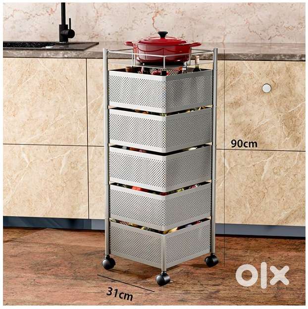 TEX-RO Kitchen Trolley with Wheels