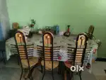 6 chair chair gloves table