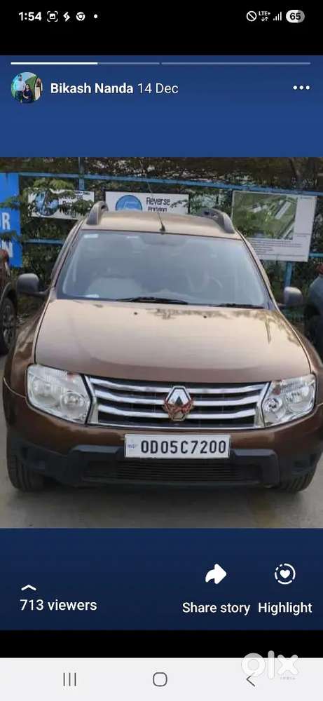 Wanna sell my Renault Duster 2013 Diesel 77000 Km Driven