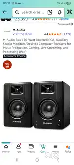 M AUDIO STUDIO SPEAKER BX4