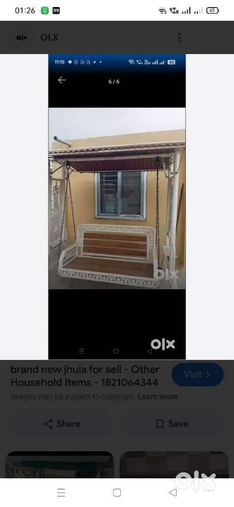 Terrace / outdoor jhula ( brand new)