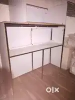Mobile service table with light and switch box