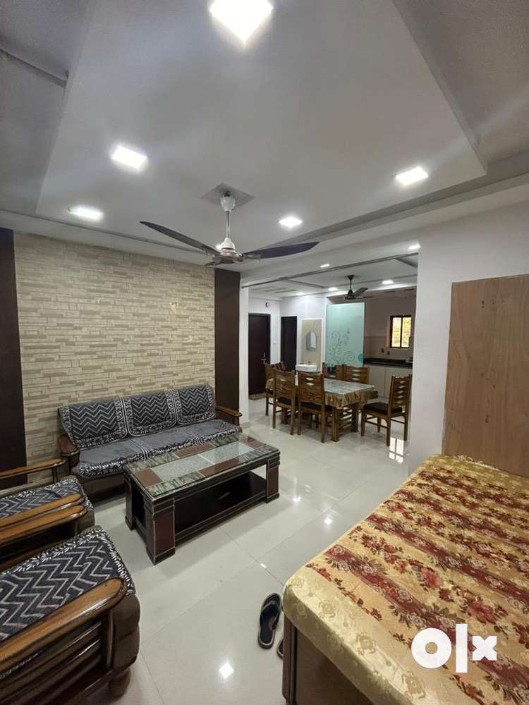 Furnished, premium interior 2 bhk spacious flat available for rent