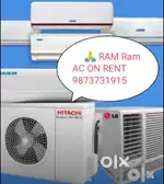SPLIT WINDOWS AC ON RENT  FRIDGE ASLO RENT