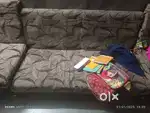 Home made sofa and iron bed