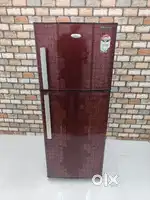 Whirlpool proton double door maroon colour refrigerator with shipping