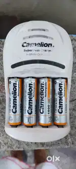 Rechargeable batteries with charger