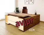 New wooden l shape designer office table office furniture office count