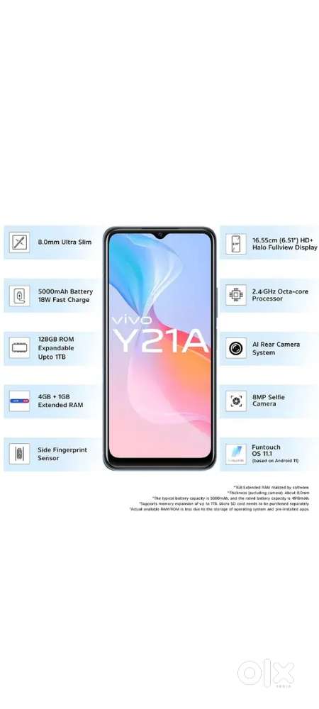 Vivo y21a 2022 model