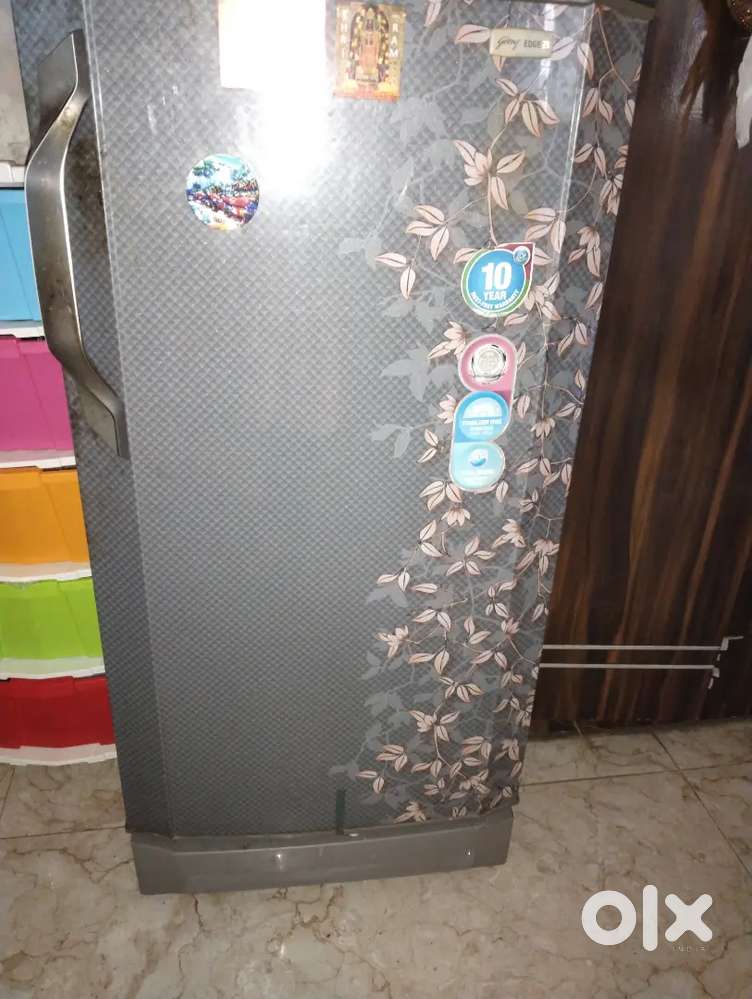 Godrej single fridge used for ten years.